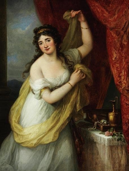 Portrait of a Woman at Her Toilet — Angelica Kauffman