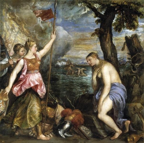 Spain Succouring Religion — Titian