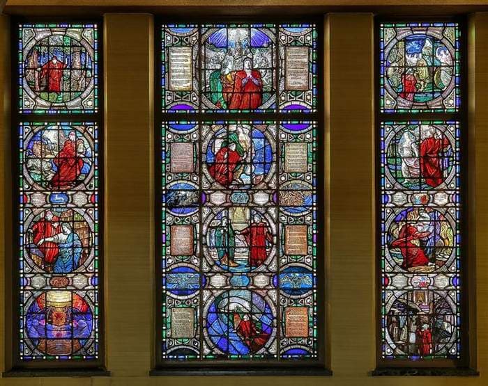 The Divine Comedy of Dante Alighieri Stained Glass Window — Violet Oakley