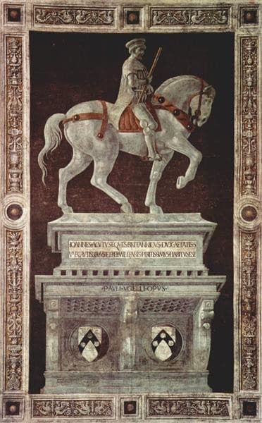 Equestrian Monument of Sir John Hawkwood — Paolo Uccello
