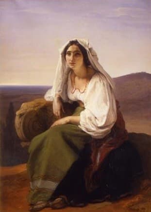 Woman from Ciociaria (Roman peasant woman) — Francesco Hayez