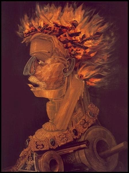 Fire — Giuseppe Arcimboldo