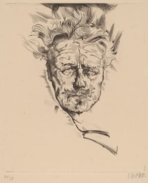 August Strindberg — Max Oppenheimer
