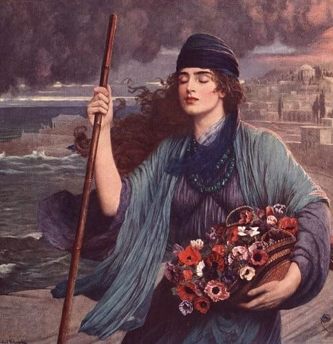 Nydia, the Blind Girl of Pompeii — Herbert Gustave Schmalz (Herbert Carmichael)