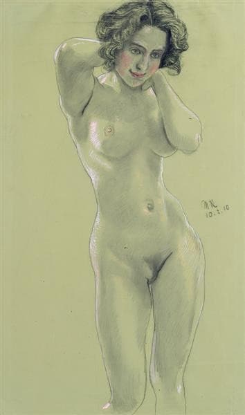 Female Nude — Max Klinger