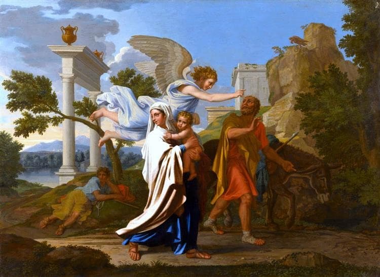 The Flight into Egypt — Nicolas Poussin