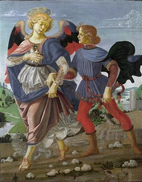Tobias and the Angel — Andrea del Verrocchio