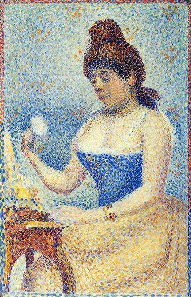 Study for "Young Woman Powdering Herself" — Georges Seurat