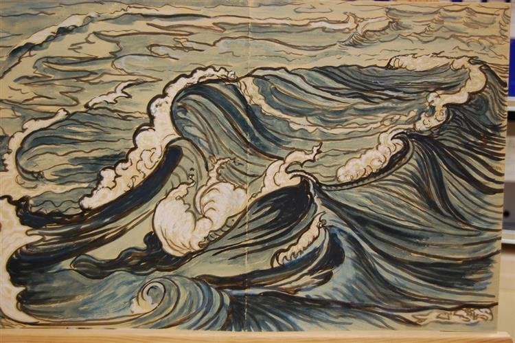 The blue wave — Guinepied Hélène