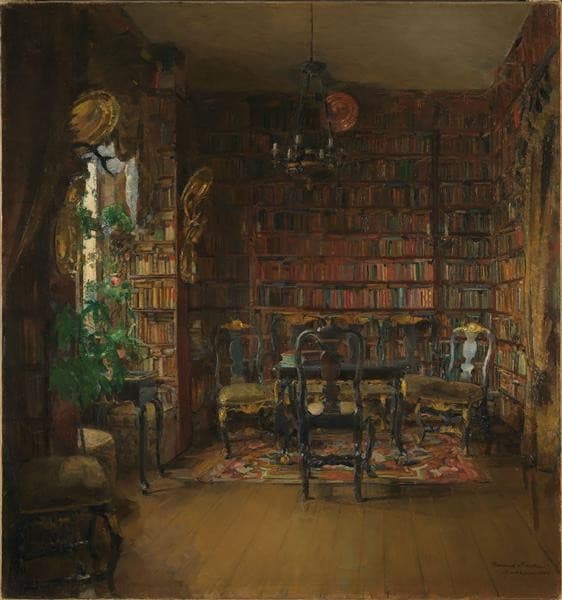The Library of Thorvald Boeck — Harriet Backer