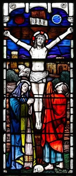 Loughrea St. Brendan's Cathedral. Crucifixion — Sarah Purser