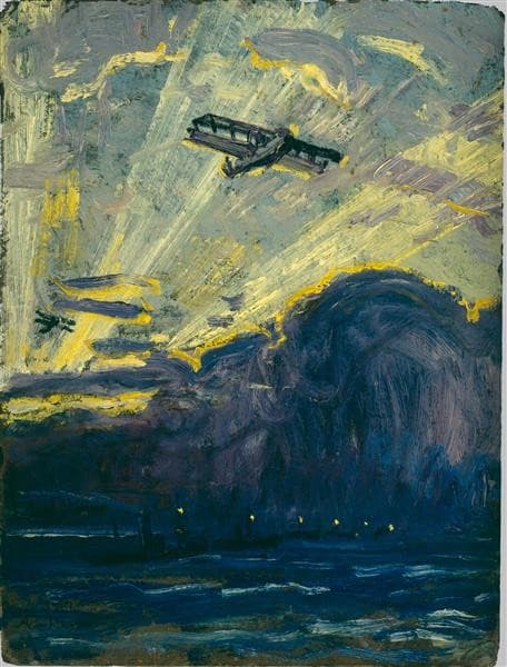 Sketch for Minesweepers and Seaplanes — Arthur Lismer