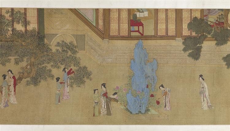 Spring Morning in the Han Palace (View D) — Qiu Ying