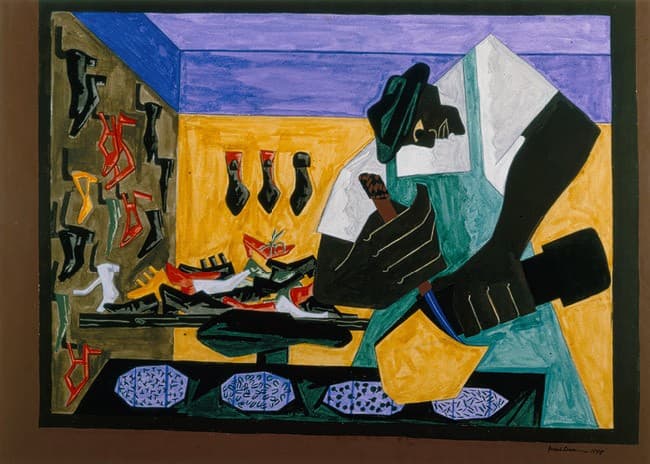The Shoemaker — Jacob Lawrence