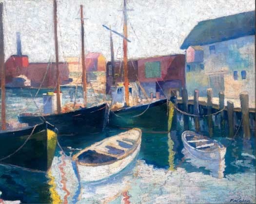 Harbor Scene — Allan Randall Freelon