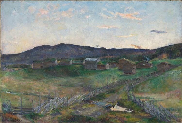 Autumn at Strålsjøen — Harriet Backer