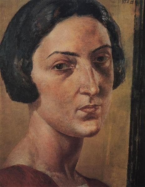 Портрет Л. М. Эренбург — Kuzma Petrov-Vodkin