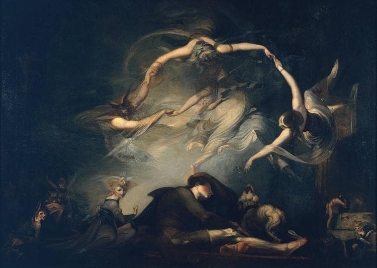 The Shepherd’s Dream, from ‘Paradise Lost’ — Henry Fuseli