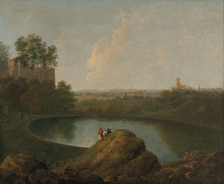 The Head of Lake Nemi — Richard Wilson
