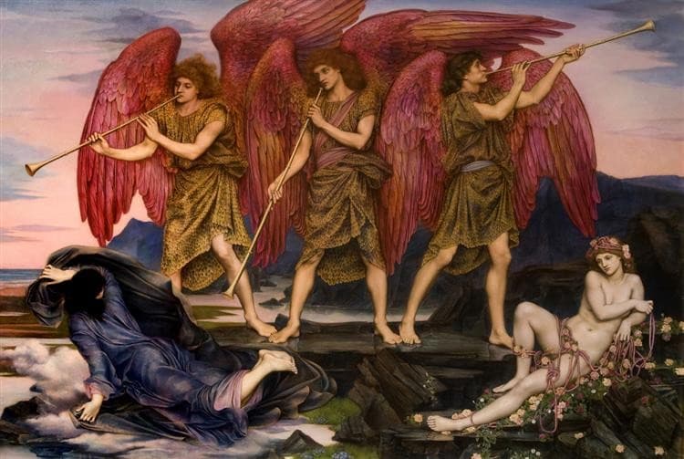 Aurora Triumphans (also Known as Dawn) — Evelyn De Morgan