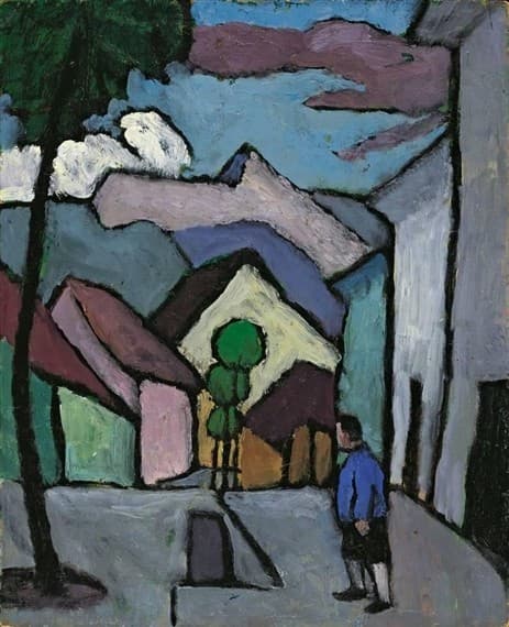 Hauptstrasse (Mit Mann) — Gabriele Münter
