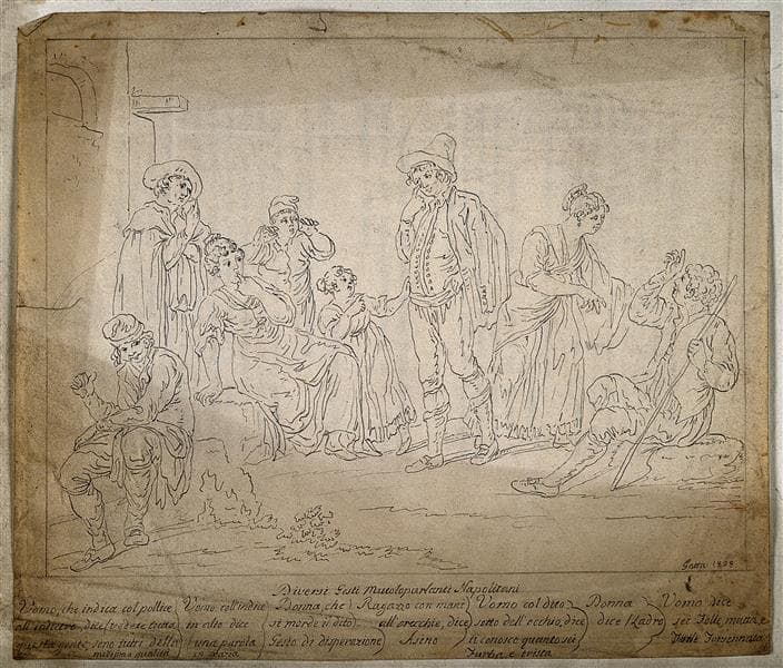 Several Neapolitan mutoparlant gestures — Saverio della Gatta