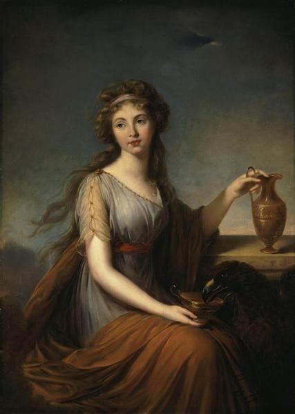 Portrait of Anna Pitt as Hebe — Élisabeth Vigée Le Brun