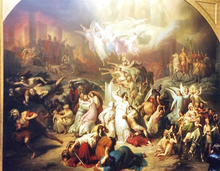 The Destruction of Jerusalem by Titus — Wilhelm von Kaulbach