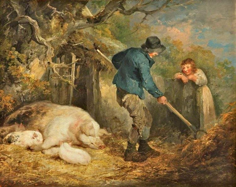 The Piggery — George Morland