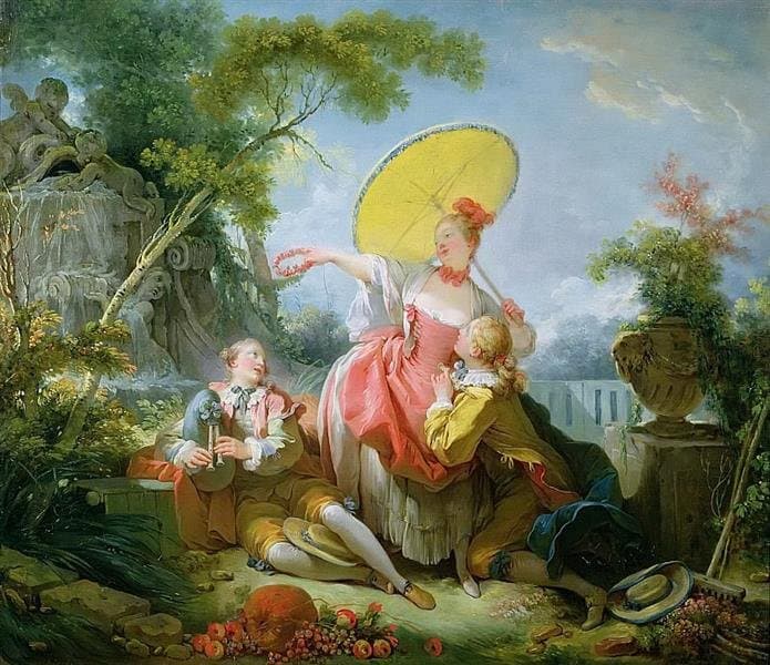 The Musical Contest — Jean-Honoré Fragonard