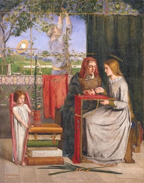 The Childhood of Mary Virgin — Dante Gabriel Rossetti
