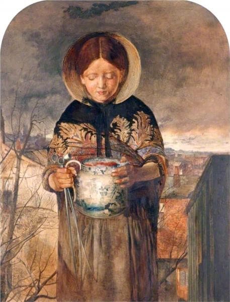 Girl with a Jug of Ale and Pipes — James Campbell