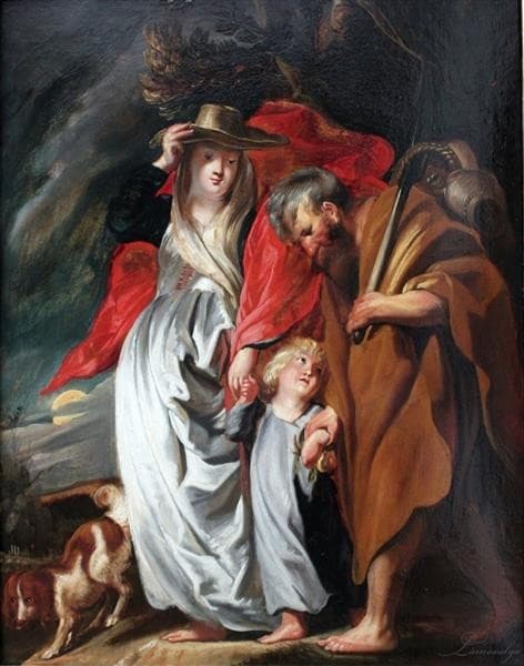 The Return from Egypt of the Holy Family — Jacob Jordaens