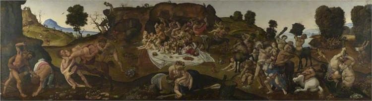 The Fight between the Lapiths and the Centaurs — Piero di Cosimo