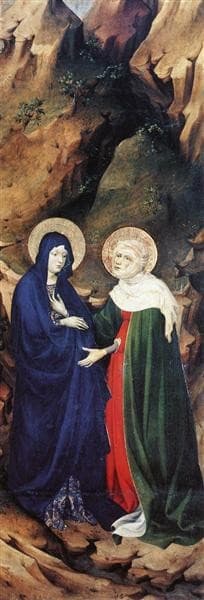 The Visitation (from Altar of Philip the Bold) — Melchior Broederlam
