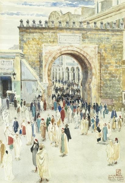 Porte de France Tunis — Walter Crane