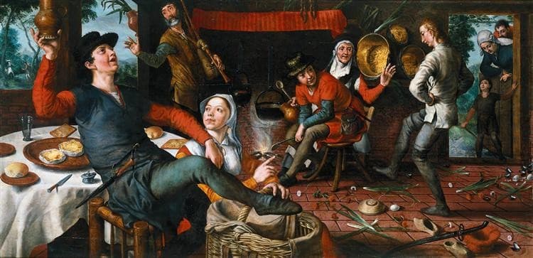 The Egg Dance — Pieter Aertsen