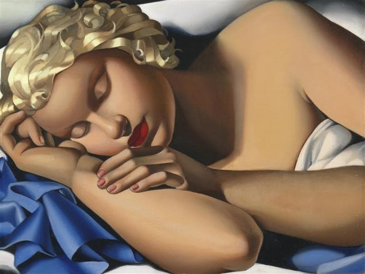 Sleeping Woman (Kizette) — Tamara de Lempicka