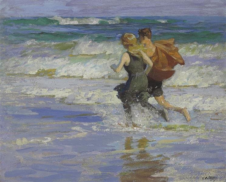 At the Beach — Edward Henry Potthast