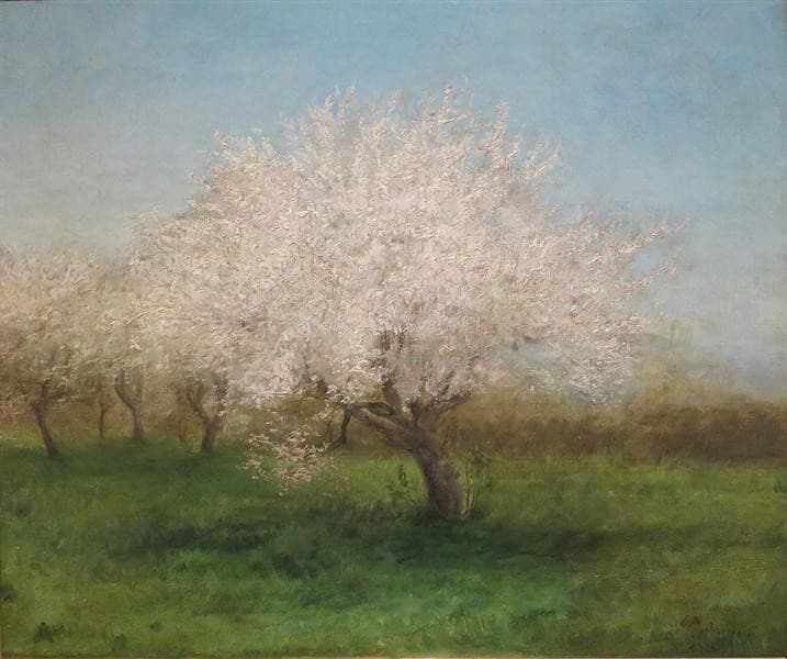 Apple Trees in a Meadow — Edward Mitchell Bannister