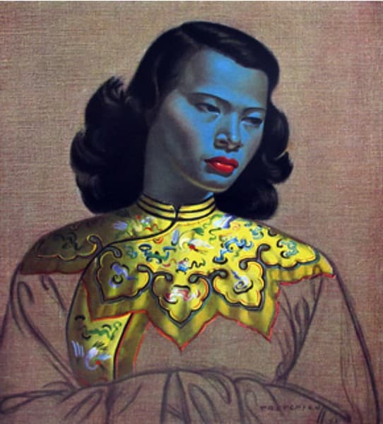 Chinese Girl. The Green Lady — Vladimir Tretchikoff
