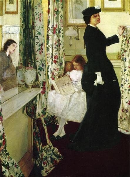 Harmony in Green and Rose: The Music Room — James Abbott McNeill Whistler
