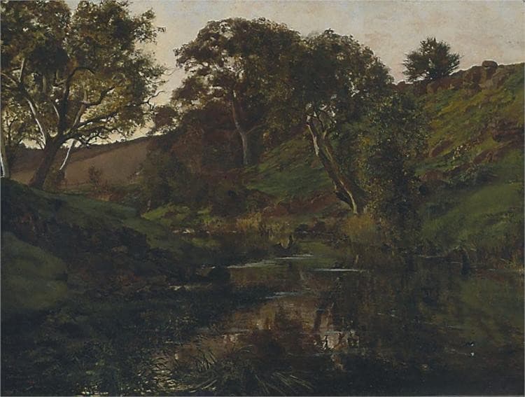 Evening, Merri Creek — Julian Ashton