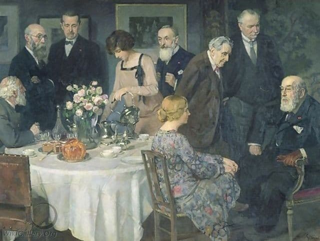 A Group of Artists — Jules-Alexandre Grun