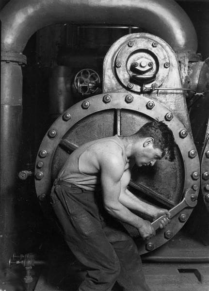Steamfitter — Lewis Hine