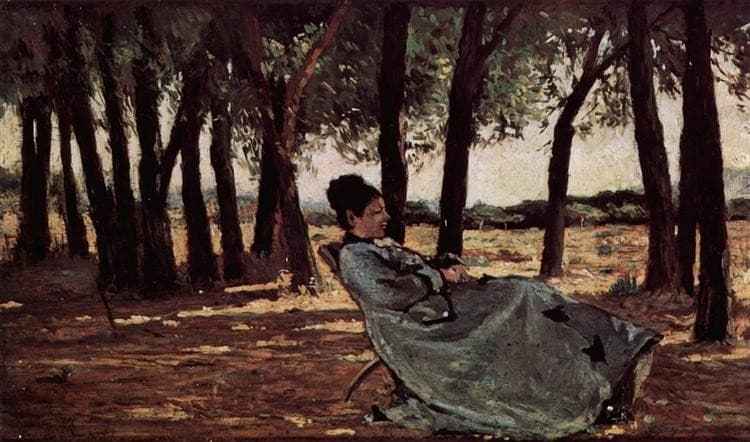 Mrs. Martelli in Castiglioncello — Giovanni Fattori