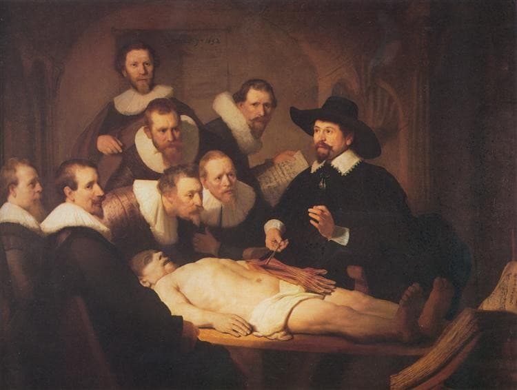 The Anatomy Lesson of Dr Nicolaes Tulp — Rembrandt van Rijn