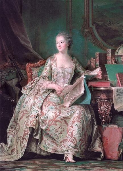 Madame de Pompadour — Maurice-Quentin de La Tour
