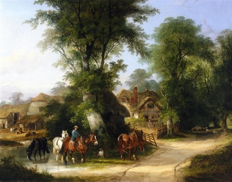 The Watering Place — William Shayer