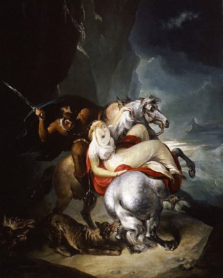 The Wolves Descending from the Alps — William Hamilton